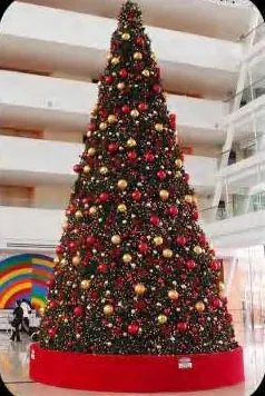 PVC Branch Christmas tree HYC-CT-03, H8m × D3.4m