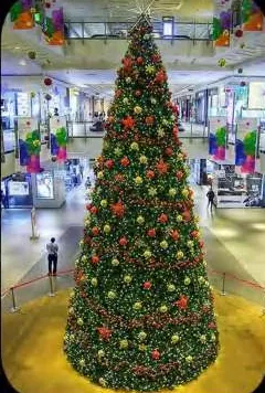 PVC Branch Christmas tree HYC-CT-05, H11m × D4.2m