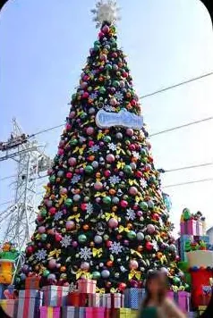 PVC Branch Christmas tree HYC-CT-06, H11m × D4.2m