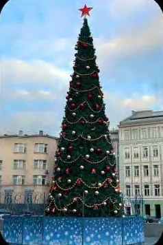 PVC Branch Christmas tree HYC-CT-07, H11m × D4.2m