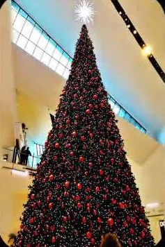PVC Branch Christmas tree HYC-CT-10, H9m × D3.4m