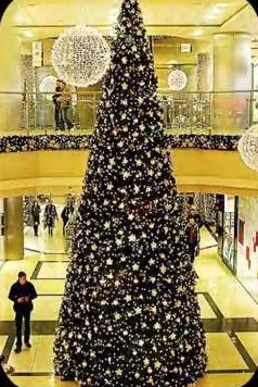 PVC Branch Christmas tree HYC-CT-12, H10m × D4.2m