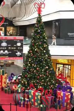 PVC Branch Christmas tree HYC-CT-15, H9m × D3.4m
