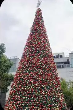 PVC Branch Christmas tree HYC-CT-24, H11m × D4.2m